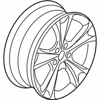 OEM 2012 Honda Accord Disk, Aluminum Wheel (18X8J) (Tpms) (Enkei) - 42700-TE1-A83
