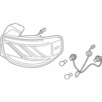 OEM Hyundai Venue Lamp Assembly-Rear Combination, RH - 92402-K2010