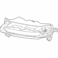 OEM 2020 Lincoln Navigator Fog Lamp Assembly - JL7Z-15201-C
