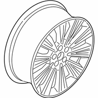 OEM 2015 Lincoln MKZ Wheel, Alloy - FP5Z-1007-B