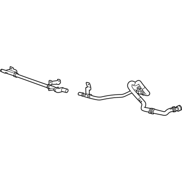 OEM 2022 Chevrolet Silverado 3500 HD Outlet Hose - 84829445