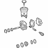OEM 2003 Toyota Tacoma Power Steering Pump - 44310-04110