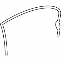 OEM 2010 BMW 760Li Seal, Door Seam, Roof, Rear Right - 51-35-7-179-124