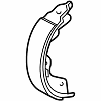 OEM 2006 Acura MDX Shoe A, Rear Brake - 43153-S0X-A02