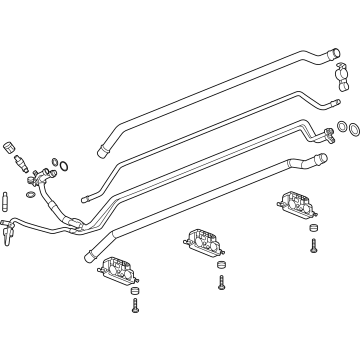 OEM 2021 Chevrolet Corvette Center AC Tube - 84671738