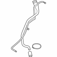 OEM 2012 BMW ActiveHybrid 5 Plastic Filler Pipe - 16-11-7-255-601