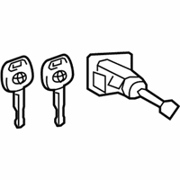 OEM 2017 Toyota Camry Cylinder & Keys - 69052-06140