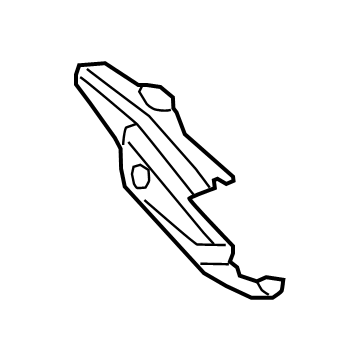 OEM Lexus LC500 Hinge Assembly, Luggage - 64510-11010