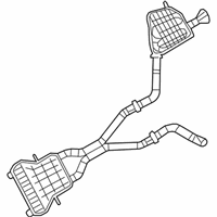 OEM Jeep Exhaust Resonator - 68304500AD