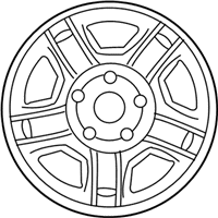 OEM 2007 Mercury Mariner Wheel, Steel - 6L8Z-1015-C