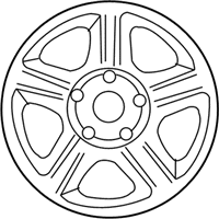 OEM 2003 Ford Escape Wheel, Alloy - 1L8Z-1007-AA