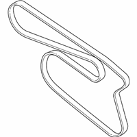 OEM 2011 BMW 528i Ribbed V-Belt - 11-28-7-628-658