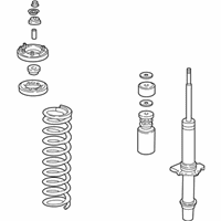 OEM Acura CL Shock Absorber Assembly, Right Front - 51601-S3M-A03