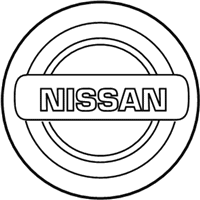 OEM 2013 Nissan Frontier Disc Wheel Ornament - 40342-9BE0A