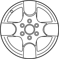 OEM Nissan Frontier Aluminum Wheel - 40300-9BE0A