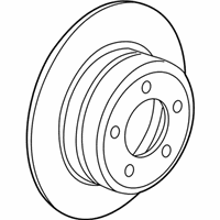 OEM 2000 BMW Z3 Brake Disc, Ventilated, Left - 34-21-2-227-177