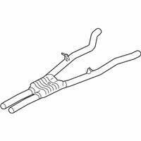 OEM 2021 BMW M5 Centre Muffler - 18-30-8-663-575