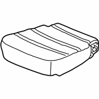 OEM 2003 Honda Odyssey Pad & Frame, R. Middle Seat Cushion (TS Tech) - 81332-S0X-A52
