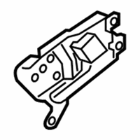 OEM Hyundai Sonata Interior Door Handle Assembly, Left - 82610-C2500-ZL5