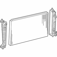 OEM 2001 Ford Windstar Radiator Assembly - H2MZ-8005-N