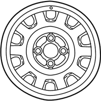 OEM 2001 Kia Sephia STLWHL5 1/2JJX14WDC - K9965065540