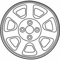 OEM Kia Spectra Wheel-Disc, Aluminum - K9965S55540