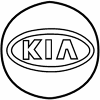 OEM Kia Spectra Emblem Center Cap - 0K2N137190