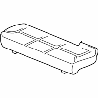 OEM Honda Civic Pad & Frame, Rear Seat Cushion - 82132-S5S-G01