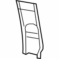 OEM 2010 Dodge Ram 3500 C Pillar - 1DX60BD1AB