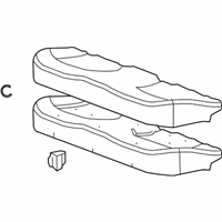 OEM 2012 Buick LaCrosse Seat Cushion Pad - 20823386