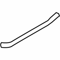 OEM 2010 Hyundai Sonata Weatherstrip-Rear Door Trim Lower LH - 83356-3K001-HZ