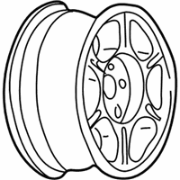 OEM Oldsmobile Bravada Wheel Rim-15X7.0J Aluminum - 9592678