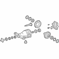 OEM 2012 Lexus LS600h Carrier Assy, Differential, Rear - 41110-50300