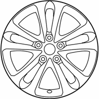 OEM Infiniti FX35 Aluminum Wheel - D0C00-3EV1A