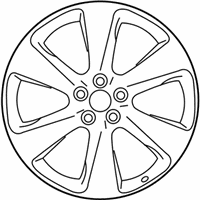 OEM 2009 Infiniti FX50 Aluminum Wheel - D0C00-1CA4A