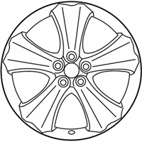 OEM 2010 Infiniti FX35 Wheel Rim - D0300-1CE8A