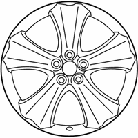 OEM 2009 Infiniti FX35 Aluminum Wheel - D0C00-1CE4A