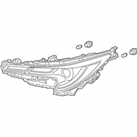 OEM 2022 Toyota Corolla Headlamp Assembly - 81110-02S50