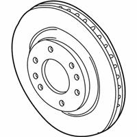 OEM 2009 Chevrolet Trailblazer Rotor - 15294772