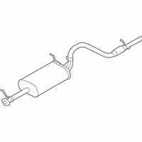 OEM 2000 Chevrolet Tracker Exhaust Muffler (On Esn) - 91175656