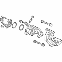 OEM 2022 Honda Odyssey Caliper Sub-Assembly, Right Rear - 43018-THR-A00