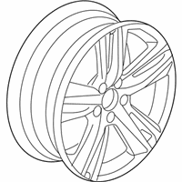 OEM 2014 Acura RDX Disk, Aluminum Wheel (18X7 1/2J) (Tpms) (Aap) - 42700-TX4-A91