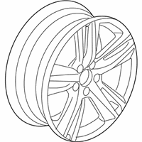 OEM 2018 Acura RDX Disk, Aluminum Wheel (18X7 1/2J) (Tpms) (Aap) - 42700-TX4-A71