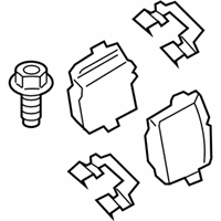 OEM 2020 BMW 540i Disc Brake Pad Repair Kit - 34-21-6-885-452