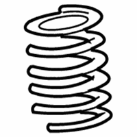 OEM 2007 Ford Explorer Coil Spring - 9L2Z-5310-C