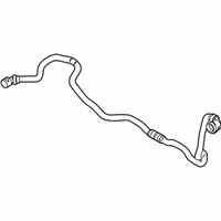 OEM 2017 BMW 740e xDrive Radiator Coolant Hose Lower - 17-12-8-602-633