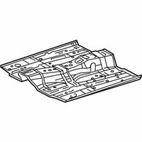 OEM 2006 Toyota Prius Front Floor Pan - 58111-47902