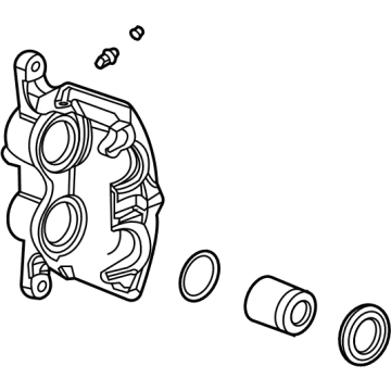 OEM 2022 GMC Sierra 2500 HD Caliper - 13544897