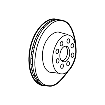 OEM 2021 GMC Sierra 2500 HD Rotor - 13529522