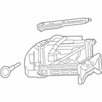 OEM 2018 Ford Police Interceptor Utility Jack Assembly - FB5Z-17080-B